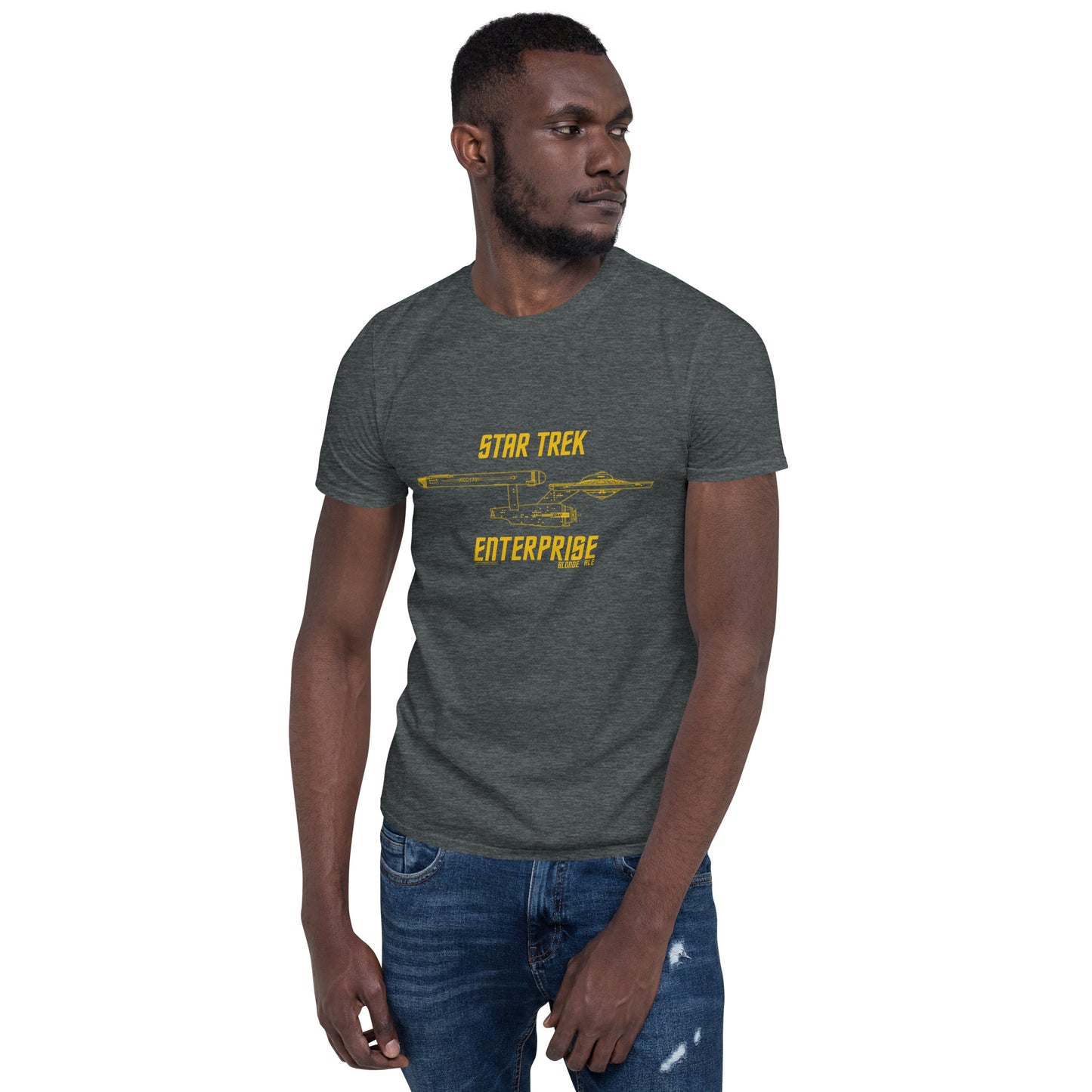 Enterprise Golden Ale Short-Sleeve Unisex T-Shirt 64000-EGA