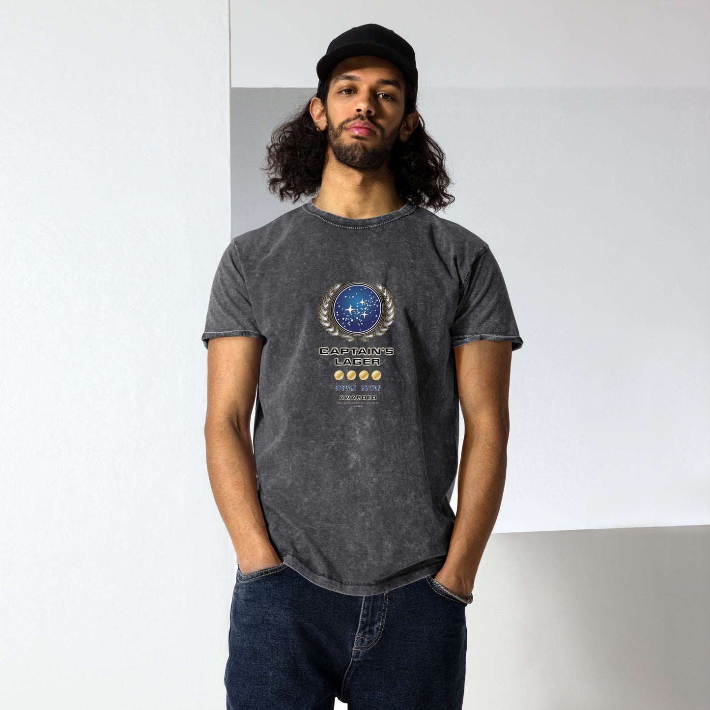 Captain's Lager Denim T-Shirt