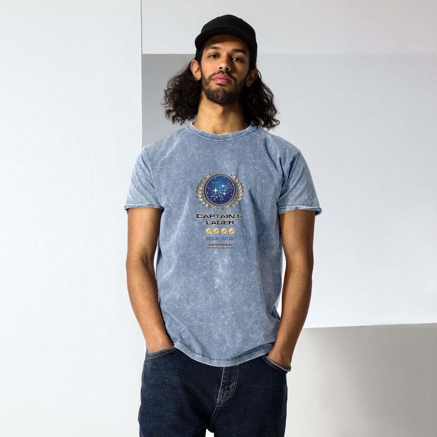 Captain's Lager Denim T-Shirt