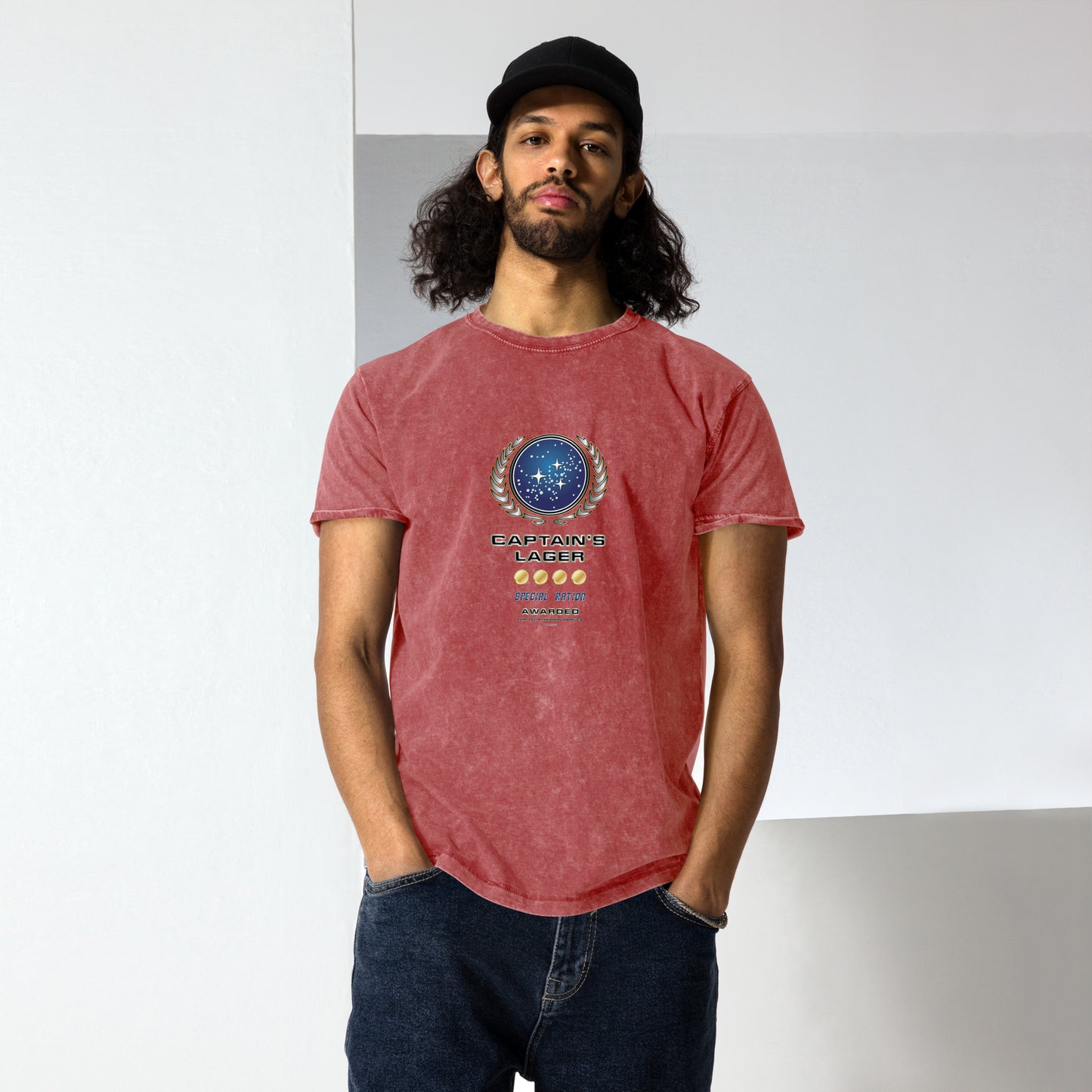 Captain's Lager Denim T-Shirt