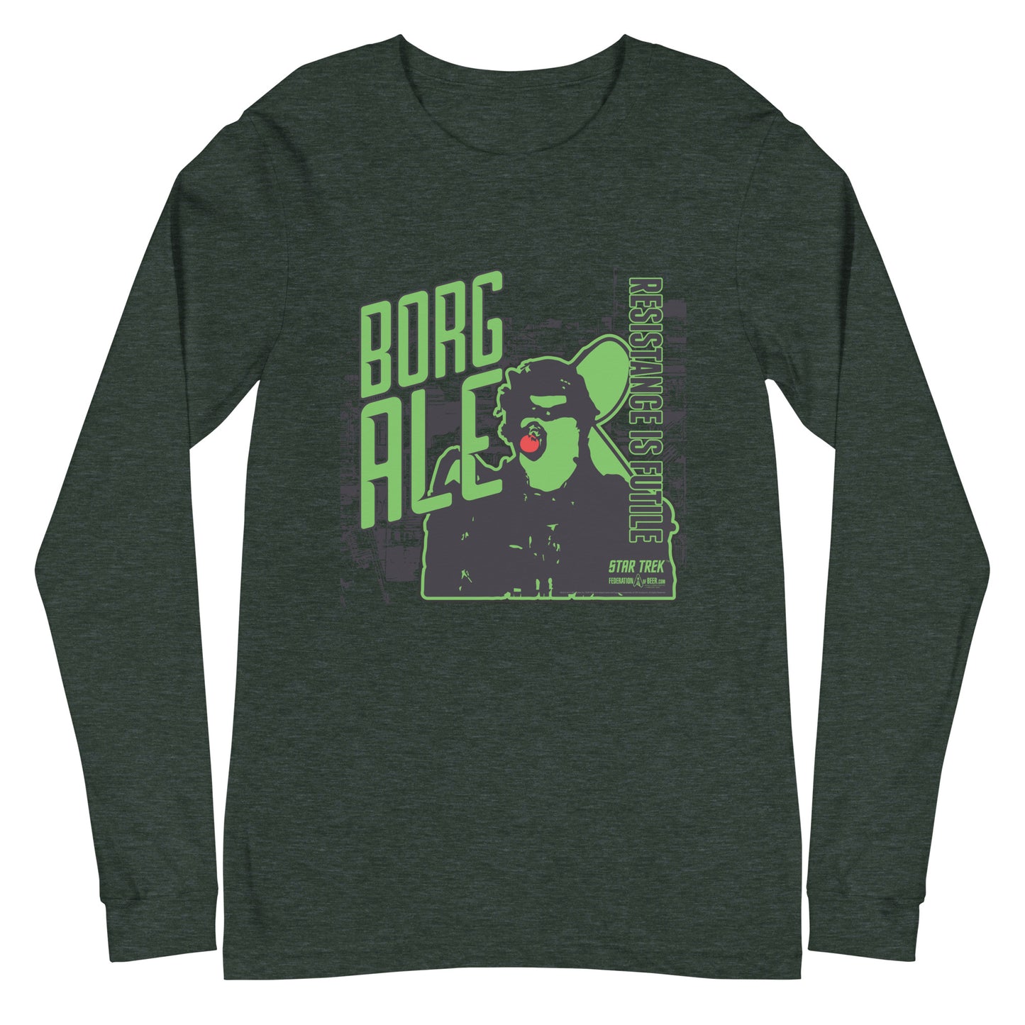 Borg Resistance is Futile Unisex Long Sleeve Tee