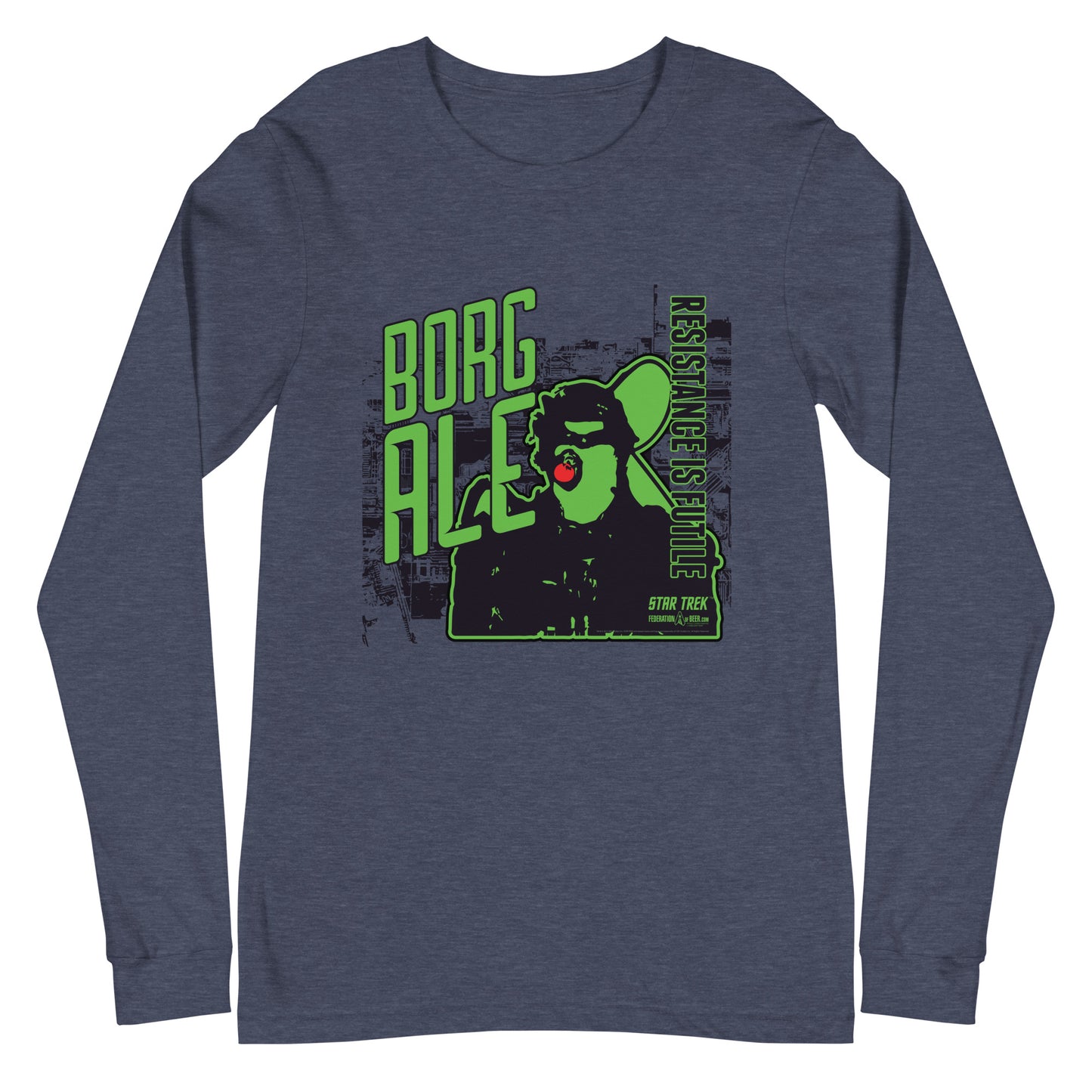 Borg Resistance is Futile Unisex Long Sleeve Tee